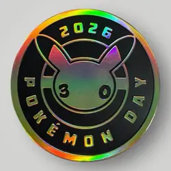 2026 Pokemon Day 30th Pikachu Coin - Image 1