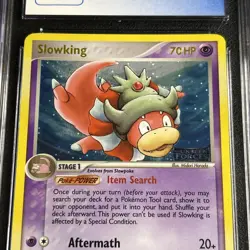 CGC 9 MINT Slowking EX Unseen Forces 14/115 Reverse Holo STAMPED Pokemon Card - Image 3