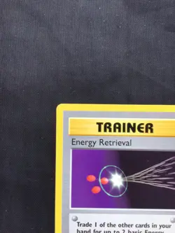 Pokemon Cards: Base Set 1st Edition Uncommon: Energy Retrieval 81/102 - Image 2