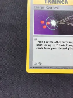 Pokemon Cards: Base Set 1st Edition Uncommon: Energy Retrieval 81/102 - Image 5