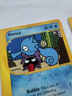 Pokemon 2002 Seadra & Horsea Aquapolis Nearmint 58/147 & 84/147 WOTC vintage - Image 4