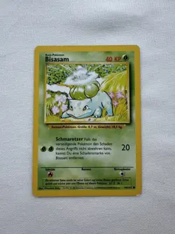 Pokemon 1999 Bisasam Basis Set deutsch vintage LP-VG 44/102 Wizards of the Coast - Image 1