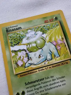 Pokemon 1999 Bisasam Basis Set deutsch vintage LP-VG 44/102 Wizards of the Coast - Image 3