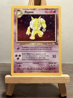 Pokemon TCG - Hypno Unlimited Holo Rare - Fossil WOTC 8/62 WOTC - Image 1