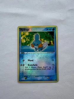 Pokemon 2003 Hydropi Reverse Holo deutsch EX Rubin & Saphir 60/109 vintage LP - Image 1