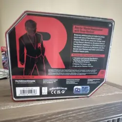 READ DESCRIPTION SLIGHTLY DAMAGED Pokemon Team Rocket Tin/Box Nidoking - Image 4