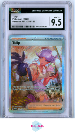 TULIP PARADOX RIFT - PAR EN SPECI4L ILLUSTRATION RARE 259/182 POKEMON CGC 9 - Image 1