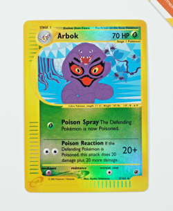 Pokemon Arbok 3/165 Expedition Base Set English Reverse Holo - Image 1
