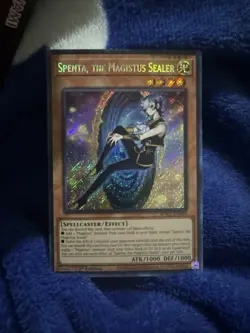 Yugioh! Spenta, the Magistus Sealer BPRO-EN098 1st Edition Secret Rare NM - Image 1