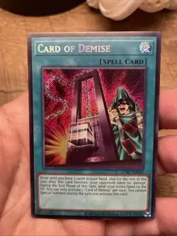 Card Of Demise LCKC-EN029 Secret Rare Near Mint +Bonus Cards FREE SHIPPING! - Image 1