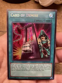 Card Of Demise LCKC-EN029 Secret Rare Near Mint +Bonus Cards FREE SHIPPING! - Image 4