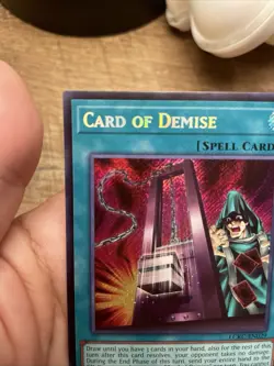 Card Of Demise LCKC-EN029 Secret Rare Near Mint +Bonus Cards FREE SHIPPING! - Image 5