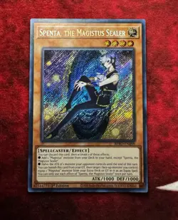 Yugioh! Spenta, the Magistus Sealer BPRO-EN098-Secret Rare-NM - Image 1