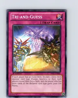 Yu-Gi-Oh TCG Tri-And-Guess PRIO-EN080 1st Edition Regular Common Card NM - Image 1