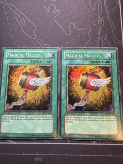 Yugioh Magical Mallet DP2-EN024 Super Rare 1st HP/DMG - Image 1