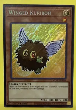 YuGiOh ~ Winged Kuriboh MZMU-EN064 ~ Secret Rare 1st Ed ~ Maze Of Muertos - Image 1