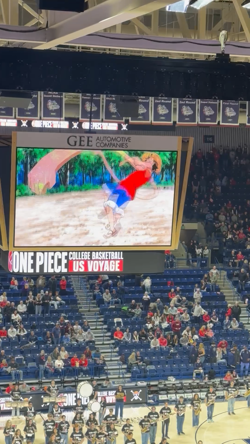 This One Piece Gonzaga US Voyage College Basketball Monkey D Luffy Card - Image 2