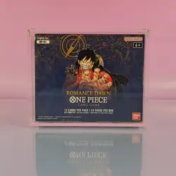 ONE PIECE BANDAI OP-01 2022 ROMANCE DAWN WHITE BOTTOM DISPLAY ENG OVP SEALED - Image 1