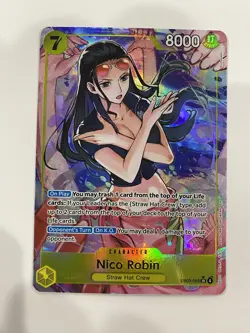 One Piece CCG Extra Booster Heroines Vol. 3 Nico Robin EB03-055 SR Alternate Art - Image 1