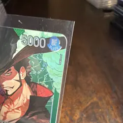 Bandai Dracule Mihawk Leader Holo OP14-020 One Piece CCG Seven Warlords - Image 3