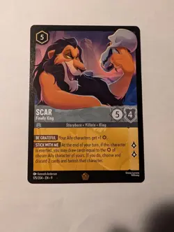 Scar - Finally King 175/204 Fabled Legendary Disney Lorcana EN9 (B) - Image 1