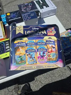 3 Boxes; Disney Lorcana Trading Card Game 2 Decks 4 Booster Packs 1 Promo Sealed - Image 2