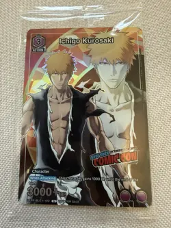 Ichigo Kurosaki Promo Comic Con UEPR/BLC-1-103 FOIL Union Arena Card Sealed - Image 1