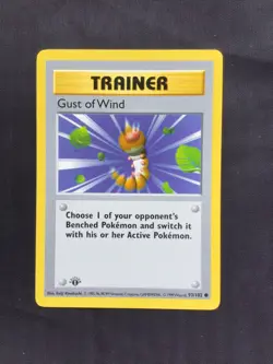 Pokemon Cards: Base Set 1st Edition Common: Gust of Wind 93/102 - Image 1