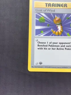 Pokemon Cards: Base Set 1st Edition Common: Gust of Wind 93/102 - Image 5