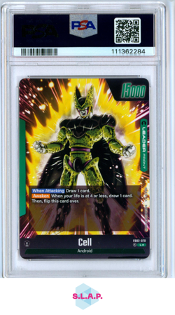 CELL ALT ART DRB SUPER CARD GAME FUSION WORLD BLAZING AURA 2024 FB02-070 PSA 10 - Image 2