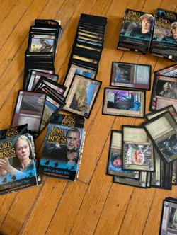 Lord of the Rings LOTR TCG Card Game Lot 650+ Cards ( 2 FOILS) PLAYED - Image 3