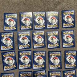 Pokemon TCG Fire Energy Base Set, Card 98/102, Regular Common 25 Cards Vintage - Image 4