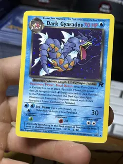#2 Dark Gyarados 8/82 Team Rocket 2000 SWIRL Holo Rare WOTC Pokemon Card TCG - Image 3