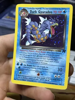 #2 Dark Gyarados 8/82 Team Rocket 2000 SWIRL Holo Rare WOTC Pokemon Card TCG - Image 4