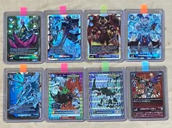 Lot of 8 Digimon cards. Unplayed. Mint. SR, SEC and vintage - Image 1