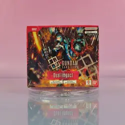 DUAL IMPACT GUNDAM CARD GAME DISPLAY GD02 BANDAI ENGLISH OVP SEALED - Image 1
