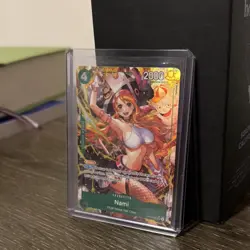 One Piece CCG Nami FILM: Straw Hat Crew Foil Character Card OP14-031 ALT ART - Image 3