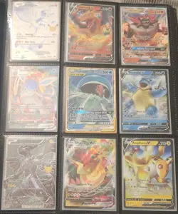 Pokemon card binder with rare cards in excellent or near mint condition - Image 1