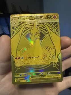 Mega Charizard Y EX 294/217 Ascended Heroes Hyper Rare Gold Card Pokemon TCG NM - Image 1