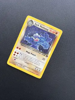 Pokemon Card Team Rocket Set Holo Dark Machamp 10/82 WOTC - Image 3