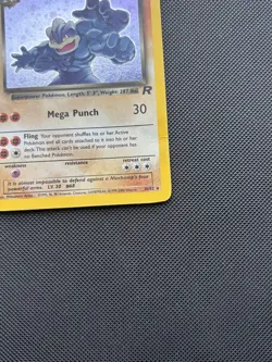 Pokemon Card Team Rocket Set Holo Dark Machamp 10/82 WOTC - Image 5