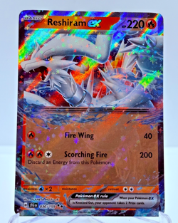 Pokemon TCG Reshiram EX Holo Double Rare Card 30/159 S&V Journey Together NM - Image 1
