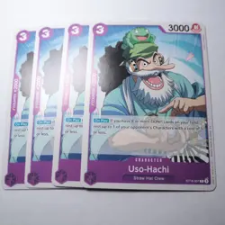 One Piece TCG ST18-001 Uso-Hachi X4 Playset Card Game CCG English - UK SELLER - Image 1