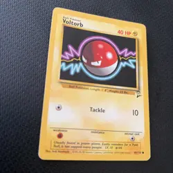 Pokemon Voltorb 98/130 Base Set 2 Common Card MP - Image 2