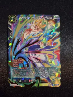 Dragon Ball Super Card Game Gogeta, Hero Revived Miraculous Revival BT5-038... - Image 1