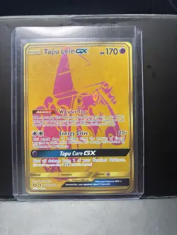 Pokemon TCG Tapu Lele GX Hidden Fates Shiny Vault Holo Card SV94/SV94 - Image 1