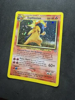 Pokemon Typhlosion TCG Neo Genesis Holo Rare Card 17/111 Unlimited - Image 2