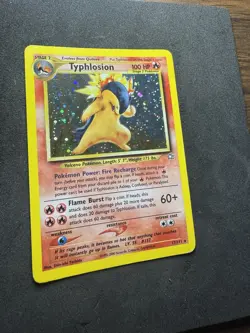 Pokemon Typhlosion TCG Neo Genesis Holo Rare Card 17/111 Unlimited - Image 3