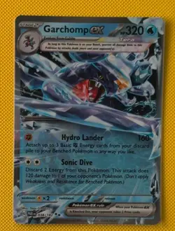 Garchomp Ex 038/182 Paradox Rift Double Rare Pokemon Card - Image 1