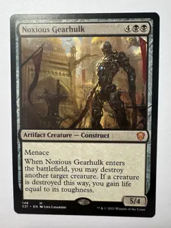 Noxious Gearhulk MTG Magic the Gathering Card LP Lightly Played Commander C21 - Image 1